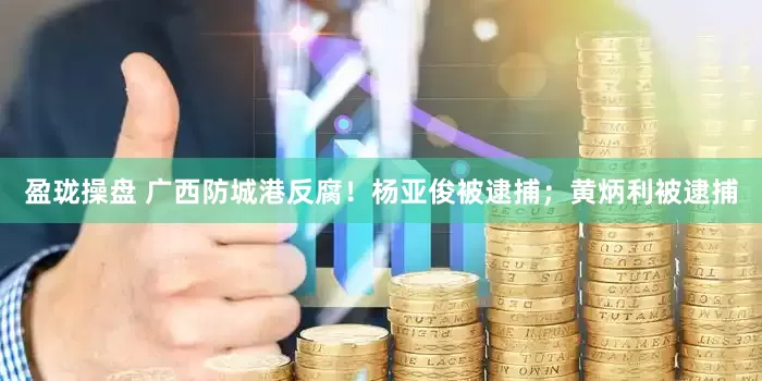 盈珑操盘 广西防城港反腐！杨亚俊被逮捕；黄炳利被逮捕